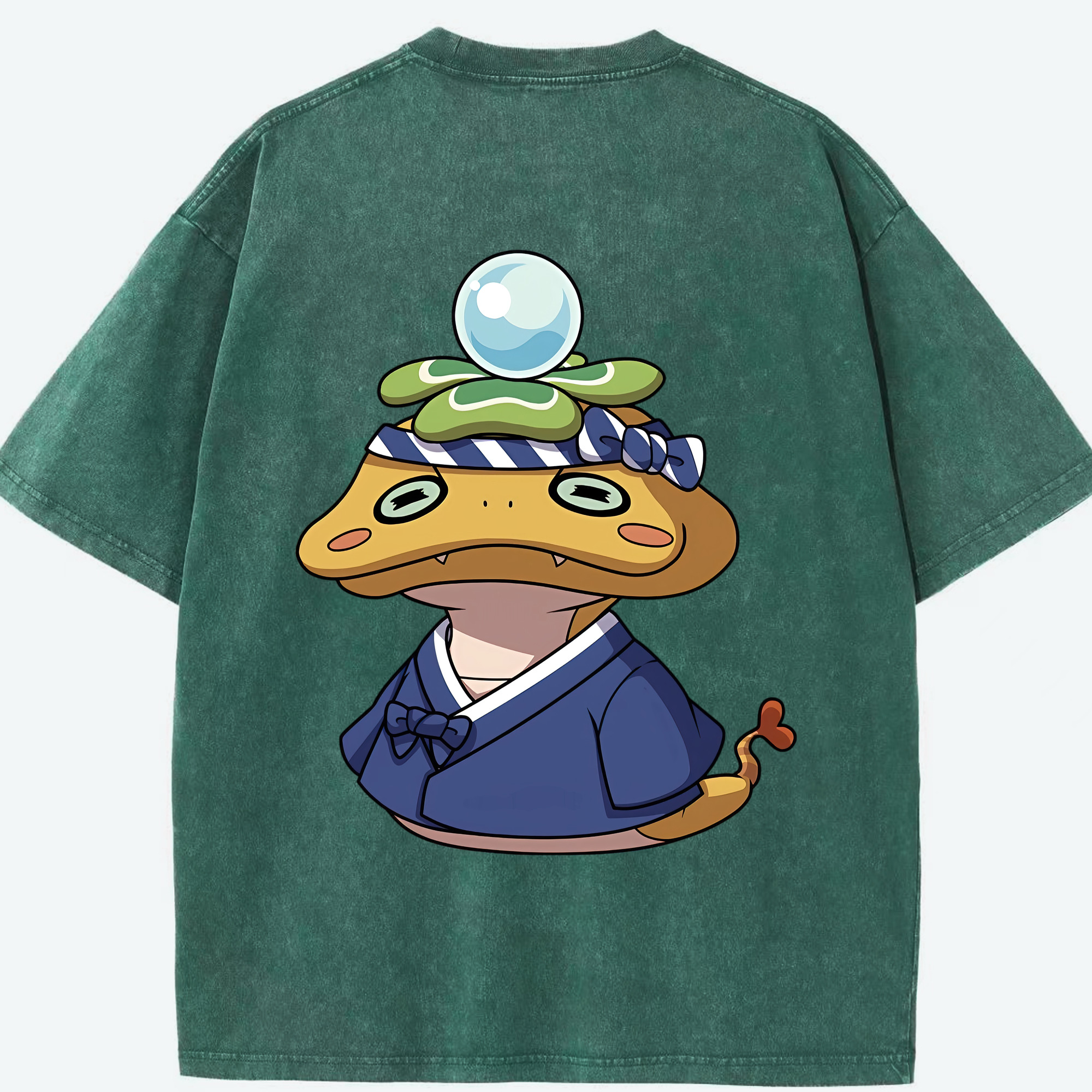 （画像用） 妖怪ウォッチ Yo-kai Watch 綿100% ヴィンテージ風 半袖Tシャツ（背面プリント）